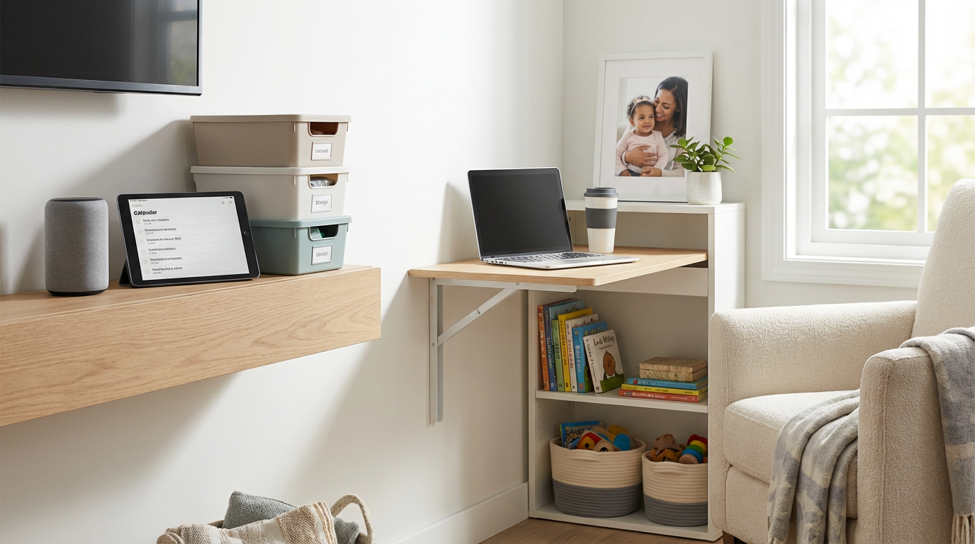 15 Genius Small Space Organization Hacks for Moms