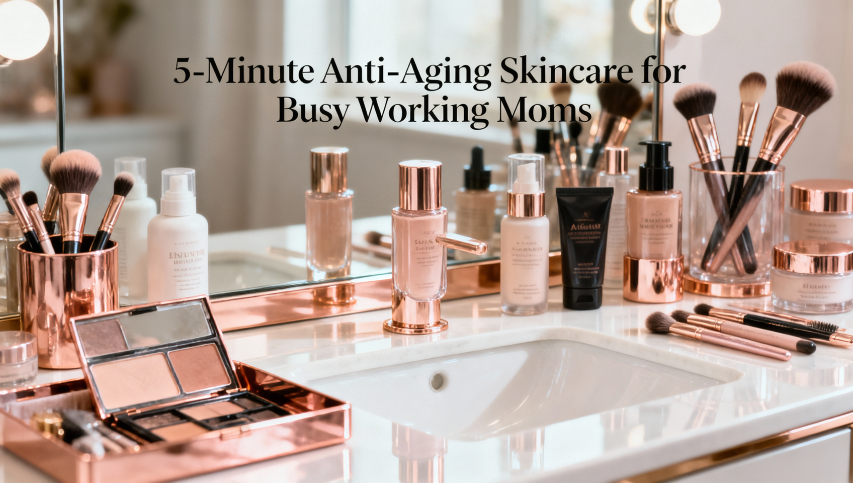 5-Minute Anti-Aging Skincare for Busy Working Moms