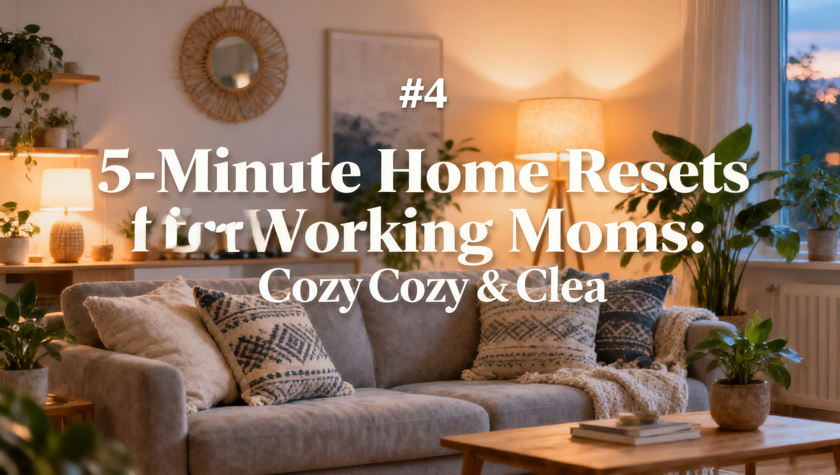 5-Minute Home Resets for Working Moms: Cozy & Clean