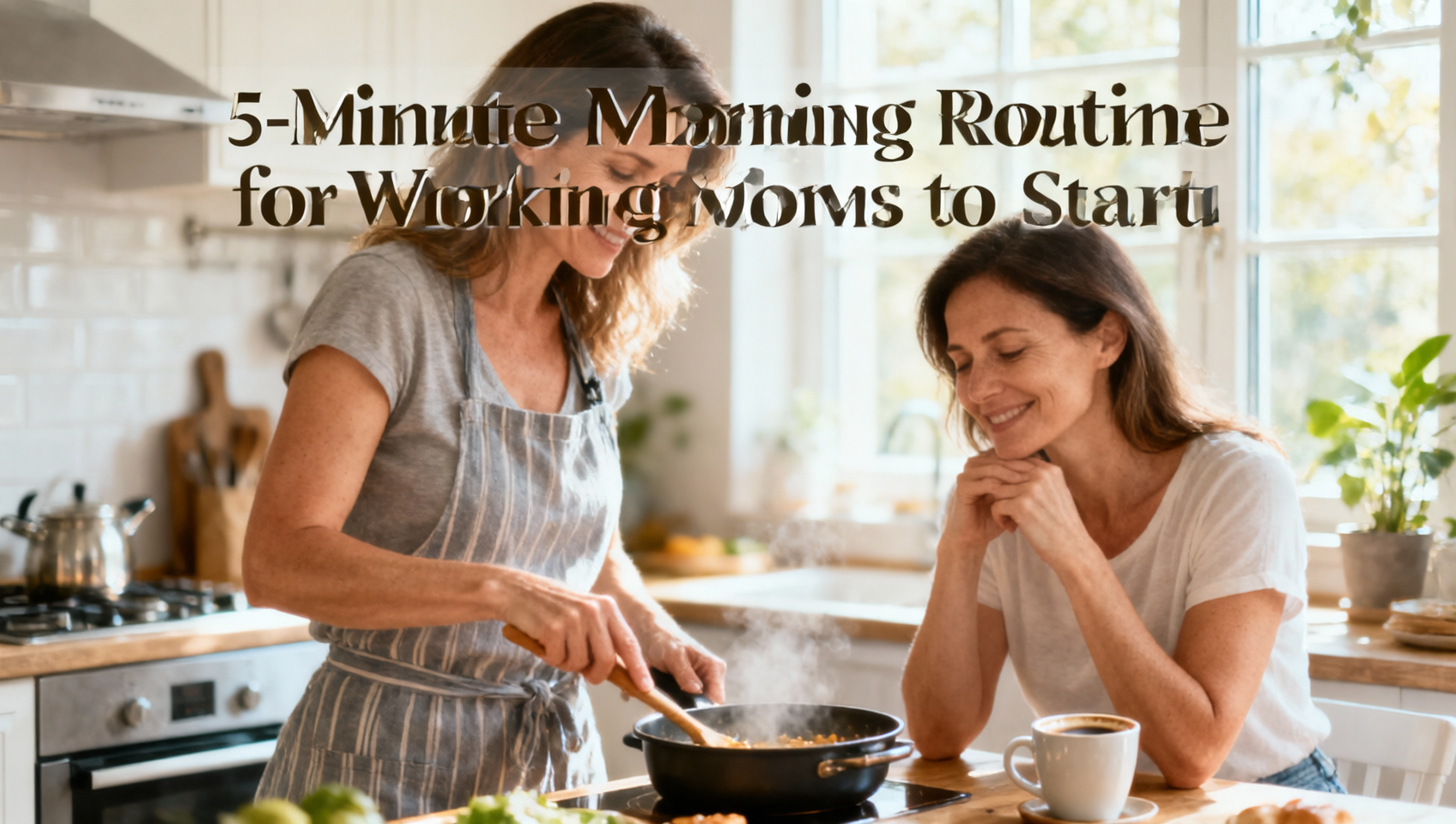 5-Minute Morning Routine for Working Moms to Start Stress-Free