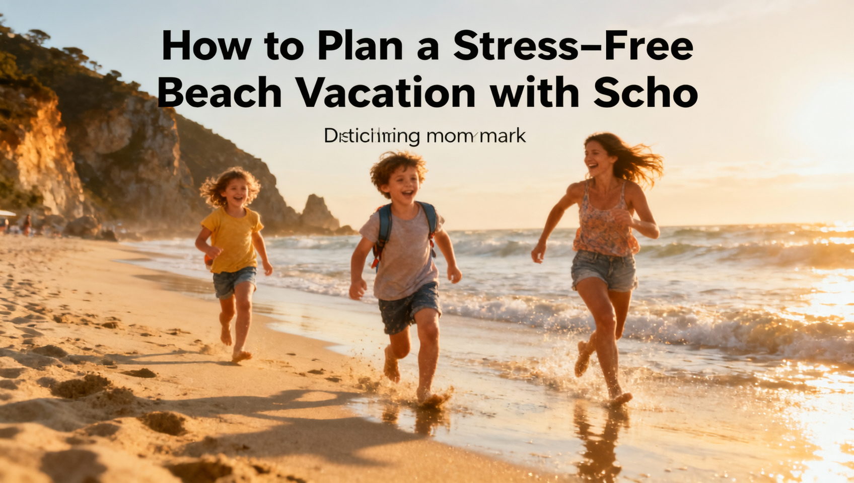 How to Plan a Stress-Free Beach Vacation with School-Age Kids